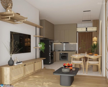 Cho thuê căn hộ 2PN, 1WC, 50m2 tại Khang Điền Bình Tân full nội thất giá 10,5tr