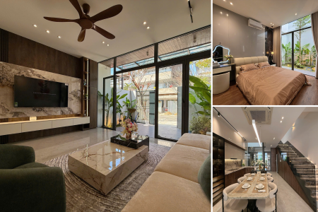 CHO THUÊ NHÀ MẶT TIỀN 3 TẦNG 3PN NHÀ MỚI XÂY THIẾT KẾ HIỆN ĐẠI