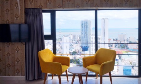 Cho thuê căn hộ phòng khách sạn ngay TTTP gần chợ Đầm