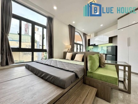 CHO THUÊ CĂN HỘ MỚI NHIỀU CỬA SỔ 35m2 Ở GẦN CẦU THỊ NGHÈ THUẬN TIỆN DI CHUYỂN QUẬN 1, 3