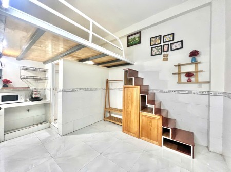 GÁC LỬNG TIỆN NGHI, NỘI THẤT CƠ BẢN, GIỜ TỰ DO ĐƯỜNG GÒ DẦU TÂN PHÚ