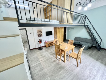 CHDV 40m2- 9,5tr, ban công, duplex 2PN, full nội thất ngay cầu Thủ Thiêm Q.Bình Thạnh