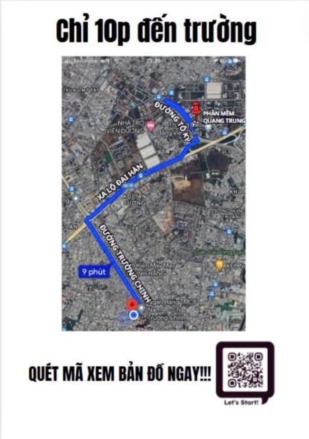 Phòng cho thuê sinh viên gần chợ trường học