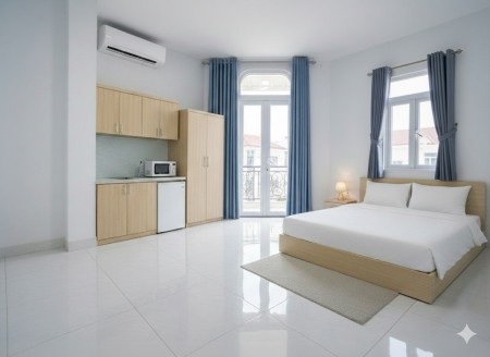 Chính chủ cho thuê phòng trong biệt thự full nội thất, ban công giá ở Tô Ngọc Vân Q12 kế Thống Nhất