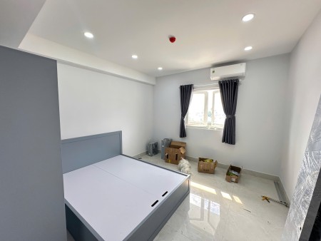 CHO THUÊ CHDV MỚI 100% FULL NỘI THẤT CỬA SỔ LỚN RỘNG 28m2 ĐẶC BIỆT MIỄN PHÍ TIỀN NHÀ T2 NGAY ĐH VLU