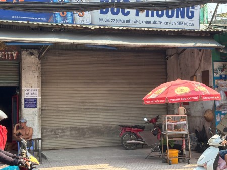 Cho Thuê MBKD 140m2 Mặt Tiền Đường Quách Điêu Xã Vĩnh Lộc