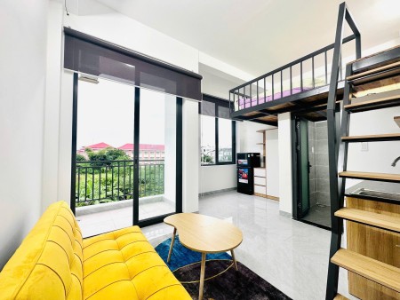 Cho thuê phòng gác sinh viên ban công máy giặt riêng KDC yên tĩnh