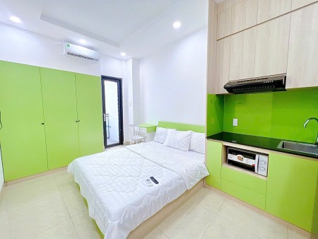 TRỌ BÌNH THẠNH GẦN ĐH VĂN LANG 34m2 FULL NỘI THẤT BAN CÔNG THOÁNG THANG MÁY CHU VĂN AN - BÌNH THẠNH