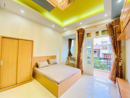 TRỌ BÌNH THẠNH GẦN CHỢ BÀ CHIỂU,PHÚ NHUẬN STUDIO 36m2 FULL NỘI THẤT BAN CÔNG LỚN - HOÀNG HOA THÁM