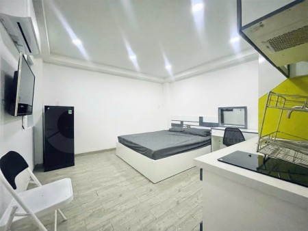 TRỌ BÌNH THẠNH GÀN NGÃ TƯ HÀNG XANH,Q1,Q3 STUDIO FULL NỘI THẤT 35m2 CỬA SỔ THOÁNG MÁT - VÕ DUY NINH