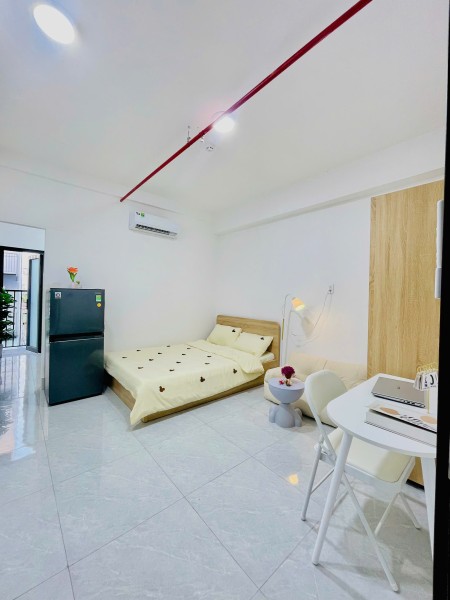 TRỐNG PHÒNG STUDIO - 1PN - FULL NỘI THẤT - BANCOL||VƯỜN LÀI - DƯƠNG QUẢNG HÀM - NGUYỄN THÁI SƠN||