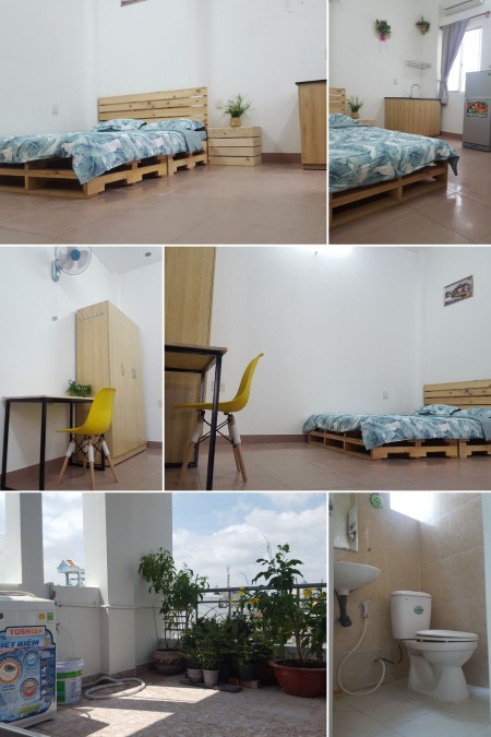 PHÒNG Full nội thất 25m2 Lê Quang Định, P11, Bình Thạnh, 4tr6/ tháng