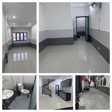 Cho thuê nhà nguyên căn 2lầu.mới keng 100%.2 phòng 3tolet.12triệu