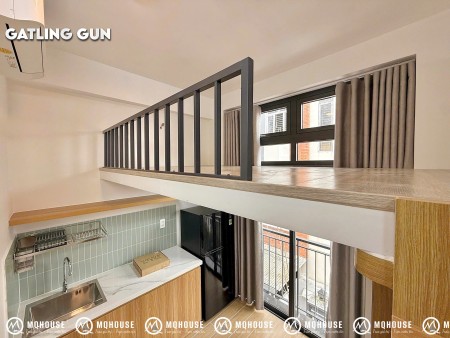 Cho thuê phòng có gác - Ban công - Full Nội Thất mới 100% Hẻm ốc Đào Nguyễn Trãi Quận 1