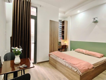Phòng Studio Đẹp. Sạch sẽ tiện nghi. Ban công thoáng. Đầy đủ nội thất 8tr.