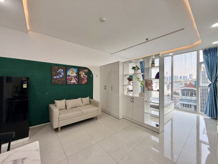 Cho thuê căn hộ 1PN rộng 42m2 - thang máy - chợ Bà Chiểu - cầu Bông
