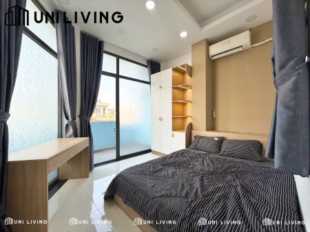 CHO THUÊ PHÒNG MỚI FULL NỘI THẤT BAN CÔNG LỚN TÁCH BẾP GẦN PHAN ĐĂNG LƯU - BỜ KÈ TRƯỜNG SA, Q1, Q3