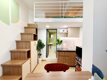 Cho thuê Studio cửa sổ thoáng mát đầy đủ nội thất ở Âu Cơ