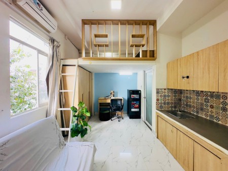 CĂN HỘ DỊCH VỤ FULL NỘI THẤT CỬA SỔ TRỜI THOÁNG MÁT