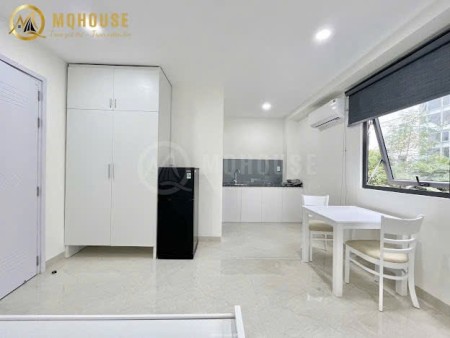 Căn hộ Studio cửa sổ lớn, Ngay Đảo Kim Cương, View nhiều cây xanh hoà hợp với thiên nhiên