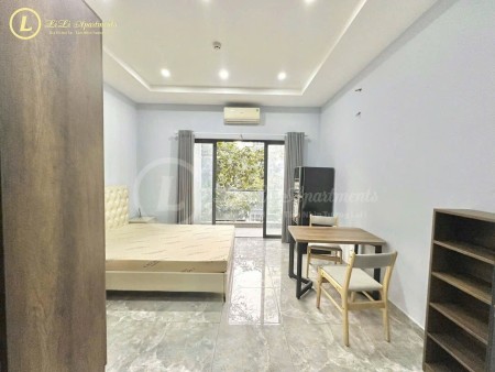Căn hộ studio ban công rộng, Ngay Đảo Kim Cương, View nhiều cây xanh hoà hợp với thiên nhiên
