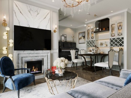 Chính chủ: Cho thuê căn hộ Vinhomes D'Capitale, 2PN, 75m2, full đồ, 19tr/tháng. LH: 0961.,352.,598