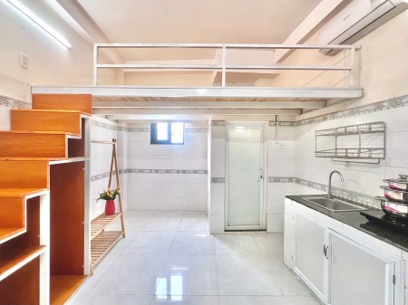 GÁC LỬNG TIỆN LỢI, CỬA SỔ THOÁNG MÁT, NỘI THẤT CƠ BẢN GÒ DẦU CẠNH AEON TÂN PHÚ, 7 PHÚT ĐI ĐH CÔNG TH