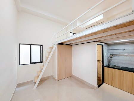 GÁC LỬNG MỚI XÂY, CỬA SỔ THOÁNG, NỘI THẤT CƠ BẢN GÒ DẦU CẠNH AEON TÂN PHÚ