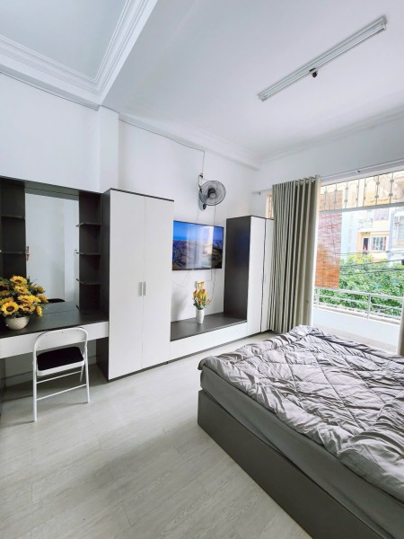 CĂN HỘ STUDIO BAN CÔNG MÁY GIẶT RIÊNG 35M2 NGUYỄN THƯỢNG HIỀN CHỢ BÀ CHIỄU BÌNH THẠNH 0932250832