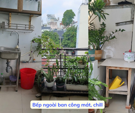 Phòng 25m2, bếp, ban công, tại hẻm 48 Hồ Biểu Chánh, P11, Q. Phú Nhuận, 5 triệu/tháng,