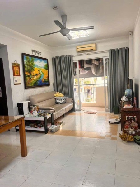 Chung cư Đường Sắt, CMT8, Q3: 2p ngủ, 85m2, 11tr/th, ban công