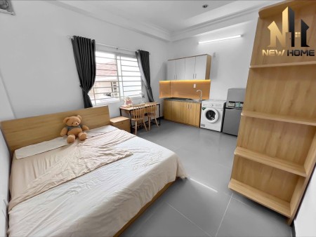 [CHO THUÊ] CĂN HỘ STUDIO FULL NỘI THẤT - MÁY GIẶT RIÊNG - CỬA SỔ LỚN THOÁNG