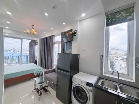 Căn hộ ban công Lê Văn Sỹ gần Trần Quang Diệu 40m2 full tiện nghi giá 7 triệu