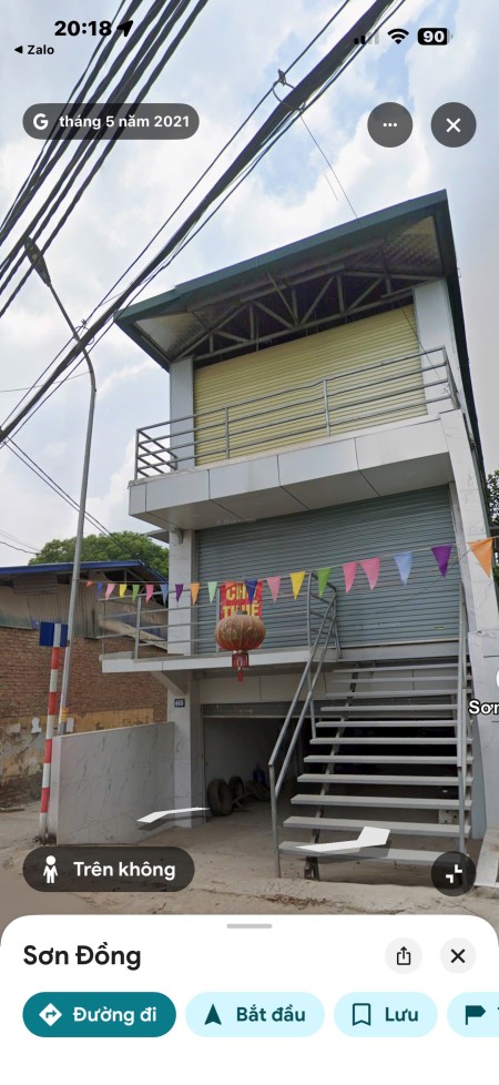 Cho thuê nhà 450m² làm kho xưởng kinh doanh vị trí đẹp tại Song Phương gần đại lộ Thăng Long