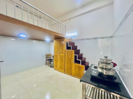 GÁC LỬNG TIỆN LỢI, NỘI THẤT CƠ BẢN, AN NINH 2' ĐI ĐẠI HỌC VĂN HIẾN, CV ĐẦM SEN