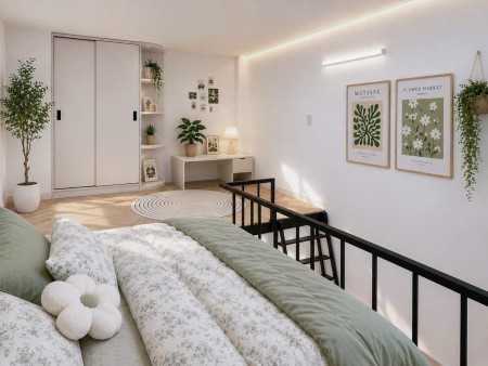 Phòng trọ thoáng mát, ngập ánh sáng. Giờ giấc tự do