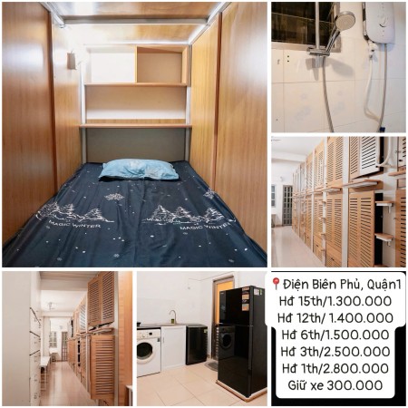 SleepBox Dành Cho Nam Giá Tốt Ngay Tại Quận 1 Chỉ Từ 2.800.000đ/Tháng
