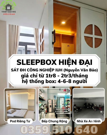 SLEEPOX CAO CẤP FULL TIỆN ÍCH - CÓ THANG MÁY - NGAY SÁT TRƯỜNG ĐH IUH 200M - GẦN VLU