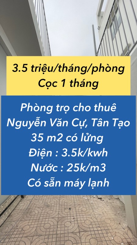 Phòng trọ mới có lửng chỉ 3.5 triệu !
