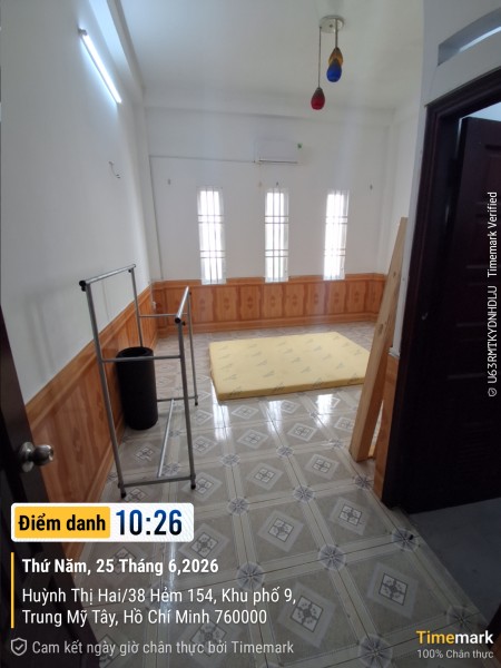 PHÒNG TRỌ GIÁ CHỈ 2 TRIỆU/THÁNG – HUỲNH THỊ HAI, QUẬN 12 Đường Huỳnh Thị Hai, P. Trung Mỹ Tây