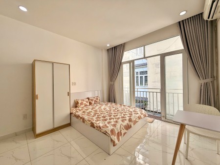 Cho thuê phòng trọ balcony mới 100% ngay ĐH Văn Lang - ĐH Công Nghiệp - chợ Bà Chiểu - cầu Bông