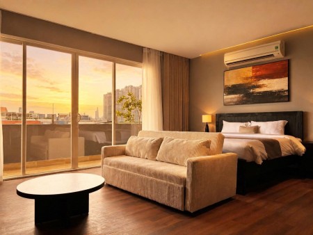 CHO THUÊ CĂN HỘ 1PN CÓ BAN CÔNG FULL NỘI THẤT HAI BÀ TRƯNG QUẬN 3 GẦN TRUNG TÂM