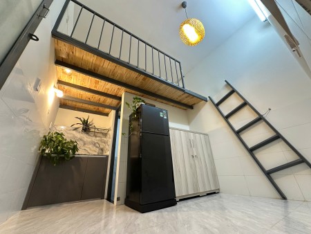 Cho thuê phòng đẹp có gác đầy đủ nội thất Nguyễn Thái Sơn gần Đại Học Văn Lang