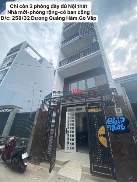 Phòng Trọ Gác Cao gần Đại Học Văn Lang Gò Vấp