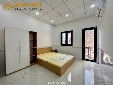 Cho thuê phòng Bình Thạnh có ban công, full nội thất gần ĐH UTH, FTU2, Hutech, UEF giá chỉ 5trX