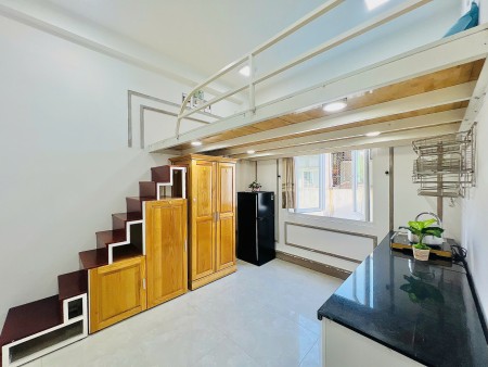 NGAY ĐH VĂN HIẾN, BV TÂN PHÚ GÁC LỬNG 25M2 FULL NỘI THẤT MỚI XÂY