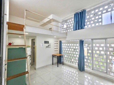 Cho thuê phòng gác lửng cao, rộng, full nội thất, MG riêng – Đặng Thùy Trâm gần ĐH Văn Lang VLU, IUH