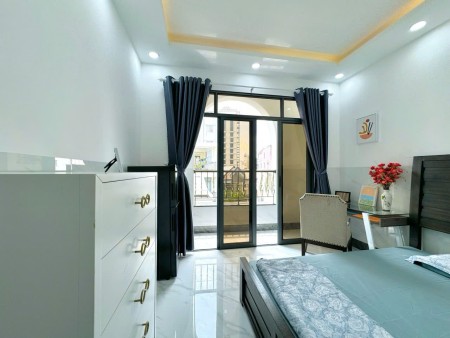 CHO THUÊ PHÒNG TRỌ SINH VIÊN GẦN UEH – NAM KỲ KHỞI NGHĨA Q3 – STUDIO BAN CÔNG, NHÀ MỚI CÓ THANG MÁY