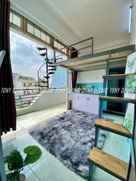 PHÒNG GÁC - BAN CÔNG LỚN THOÁNG - GẦN ĐH CÔNG NGHIỆP - NGAY P.1 GÒ VẤP (GIÁP BÌNH THẠNH)