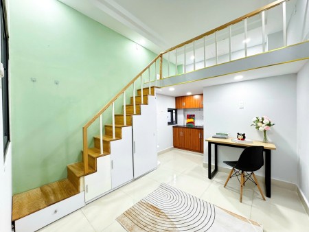 Cho thuê phòng gác lửng rộng, full nội thất, cửa sổ| gần UTH, FTU2, HUTECH – Chu Văn An, Bình Thạnh